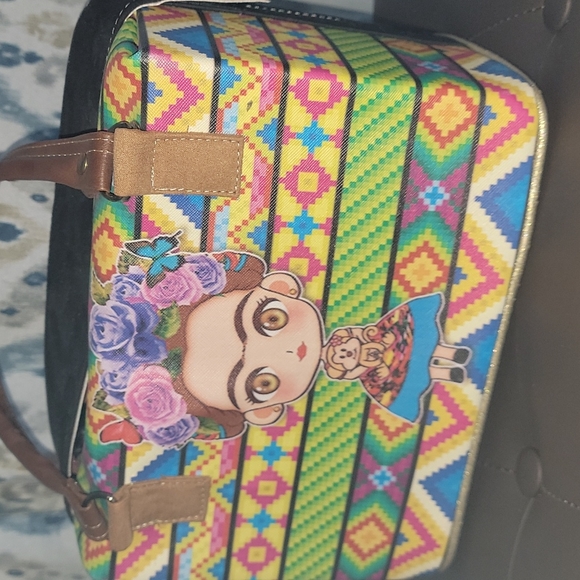 Sac Artisanal à Motif Frida Kahlo - Neuf Sans étiquette - Pour Femme - Style Ethnique Et Coloré